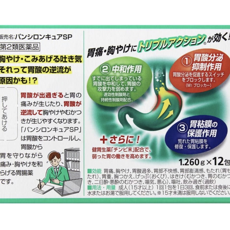 Pansiron Rohto Obat Maag Jepang 12 sachets