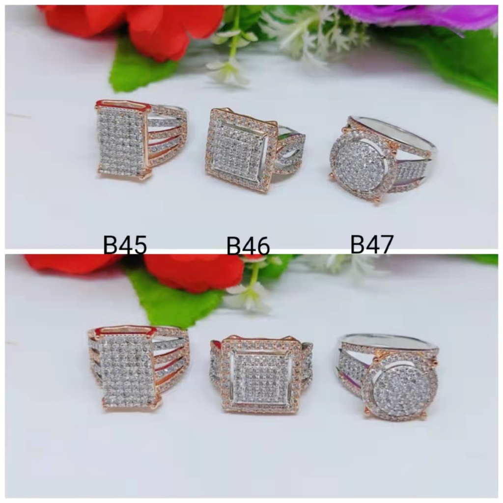 Cincin Kombinasi Permata Perhiasan B45-47