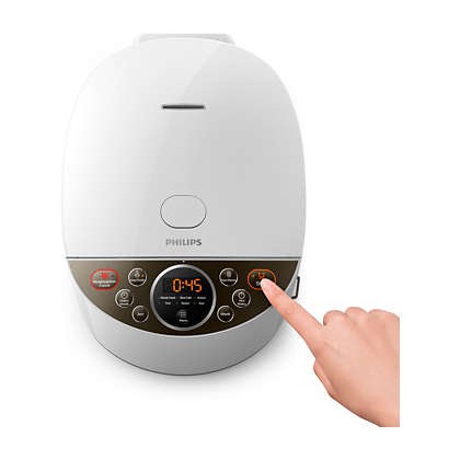 PHILIPS HD-4515/33 RICE COOKER Higienis 1.8 LT DIGITAL FUZZY LOGIC Panci Marble BAKUHANSEKI Food Grade