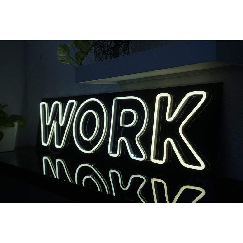 NEON LED TULISAN WORK
