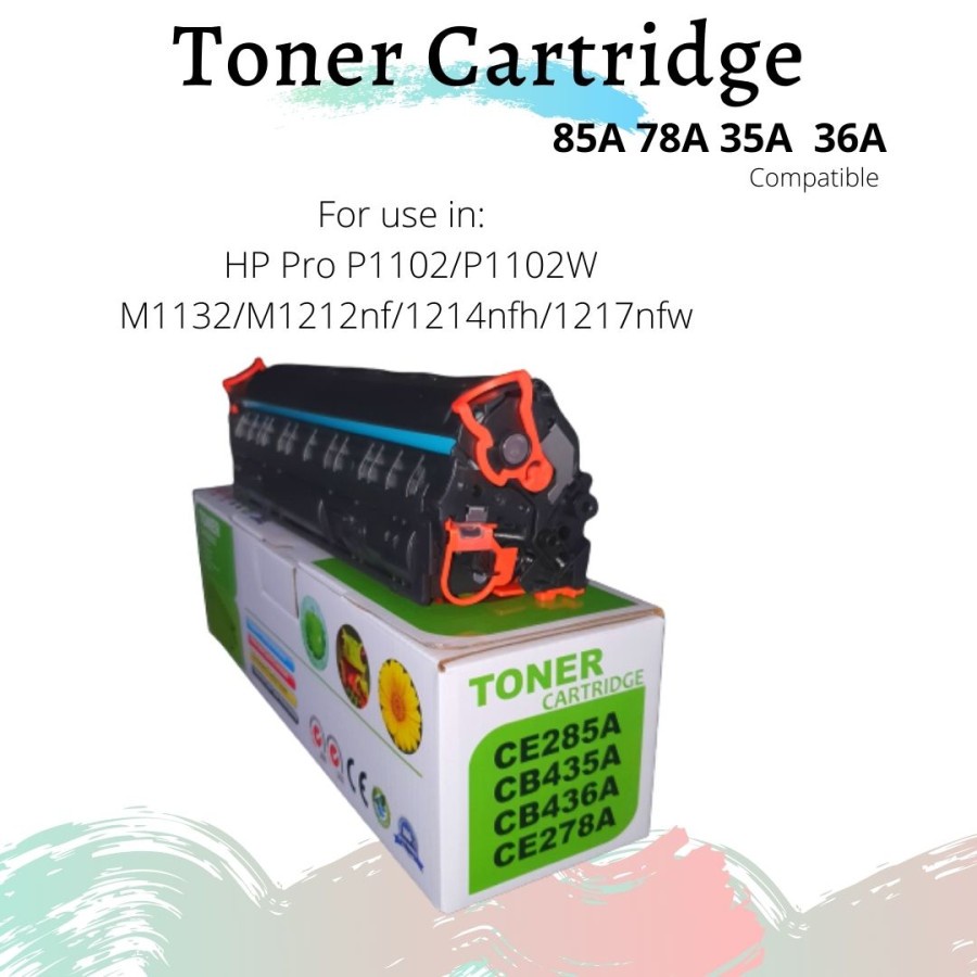 Toner Cartridge Toner Printer Laserjet HP 85A  -CE285A - Hitam