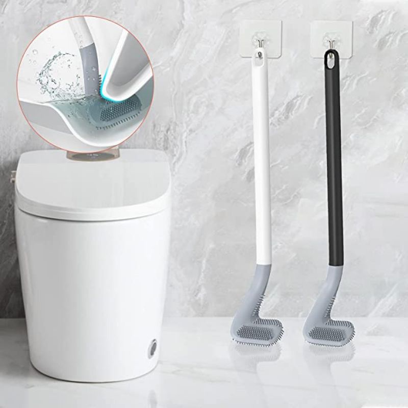 Sikat WC Silikon H383 Brush Toilet Silicone Sikat Pembersih Kamar Mandi ACC