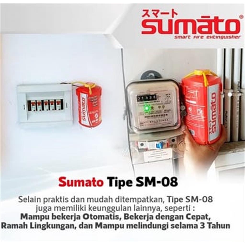 APAR Alat Pemadam api ringan SUMATO SM 08  800ml