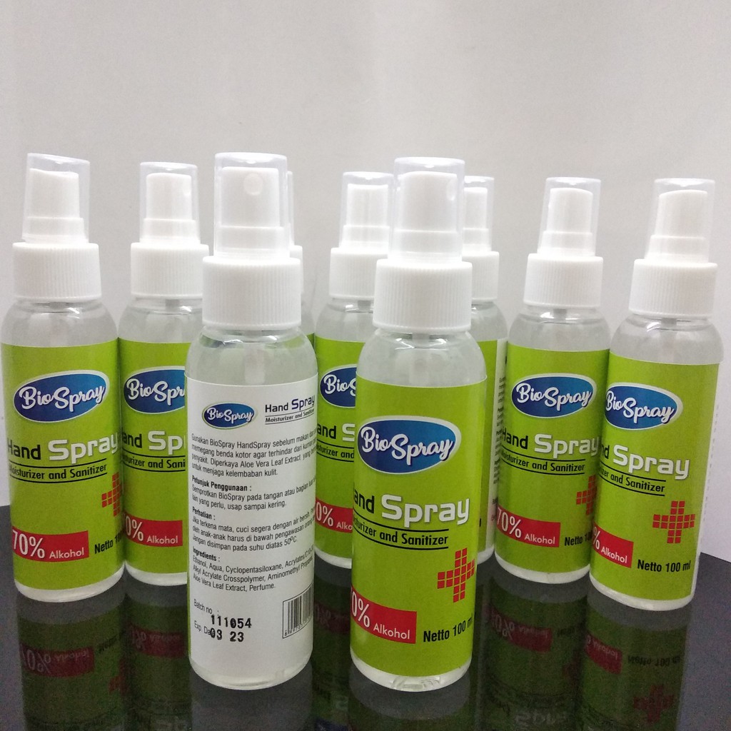 HAND SANITIZER BIO SPRAY 100ML TERMURAH ANTI VIRUS &amp; BAKTERI PEMBELIAN MAX-6