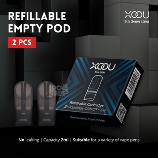 XOOU 5th Generation Refillable Empty Pod Catridge - Compitable RELX Infinity / Essential / Phantom Vape Kosong Isi Ulang