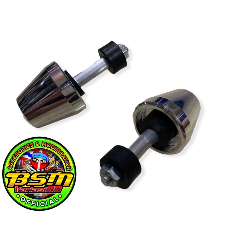 Bandul jalu stang chrome motor universal jalu stang full chrome harga sepasang kiri kanan