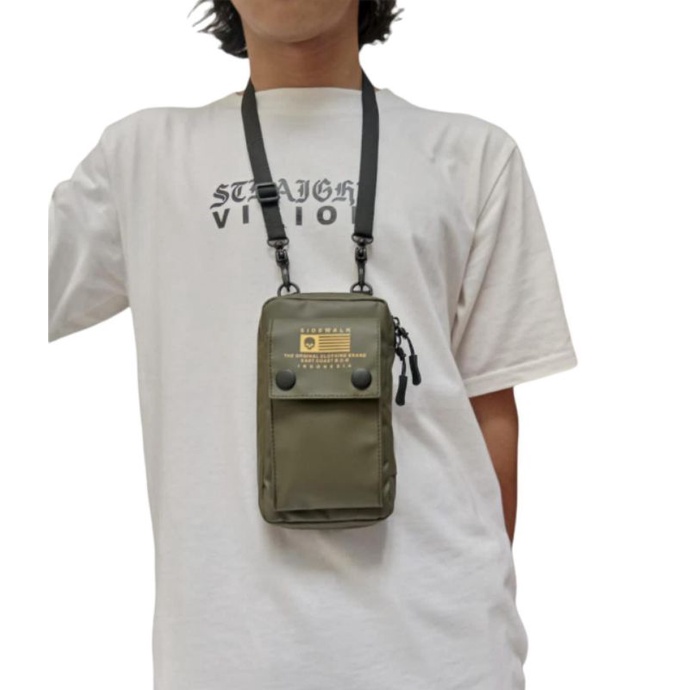 Sidewalk  -  Evo One Army - Hanging Wallet Dompet Kartu Tas Pria