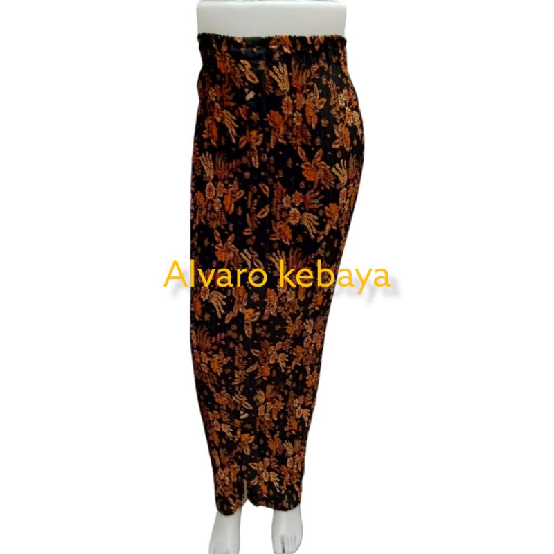 rok plisket wiru bawahan kebaya jadi motif batik jawa prisket panjang