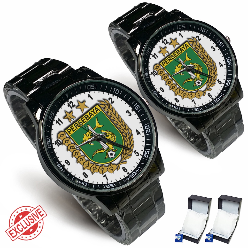 Jam Tangan Rantai Couple PERSEBAYA SURABAYA 03 (Awesome)