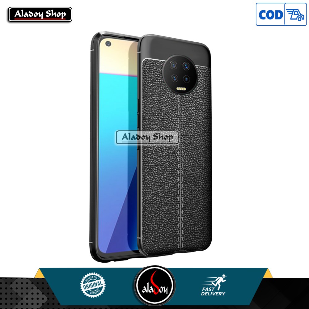 Case Infinix Note 7 Ultra Slim Autofocus Leather Premium Softcase