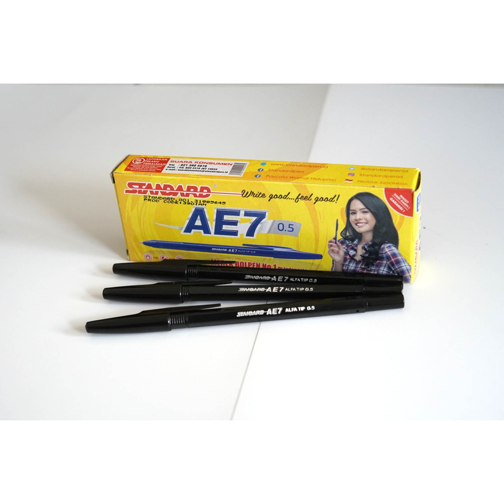 

Pulpen Standart AE7 Hitam