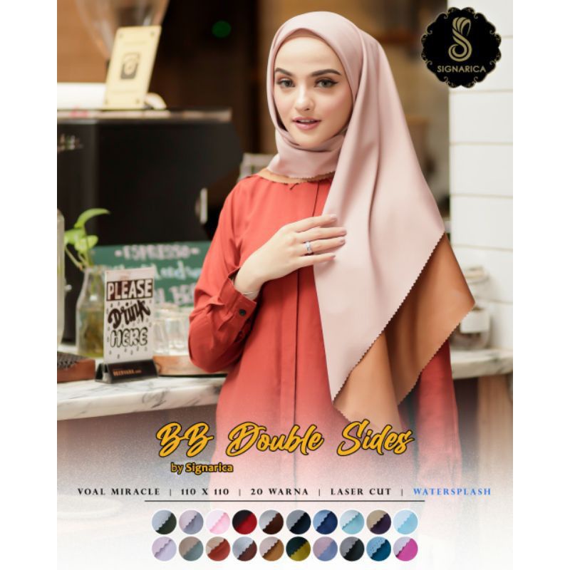Hijab 2 warna