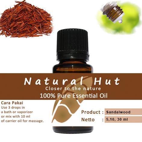 100% PURE ESSENTIAL OIL (SANDALWOOD - CENDANA) - 30ml