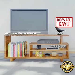 Lemari Tv Meja Tv Minimalis Rak Tv Bahan Kayu Desain Modern Murah Multifungsi Serbaguna Konsol Tv LE