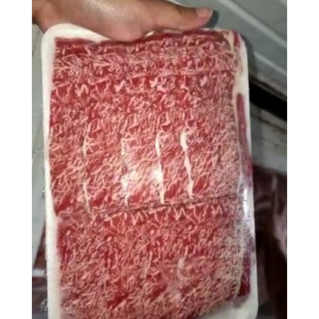 

Slice Beef Wagyu Marbling
