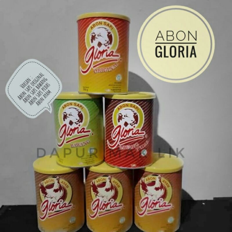 

ABON GLORIA (ABON SAPI DAN ABON AYAM)