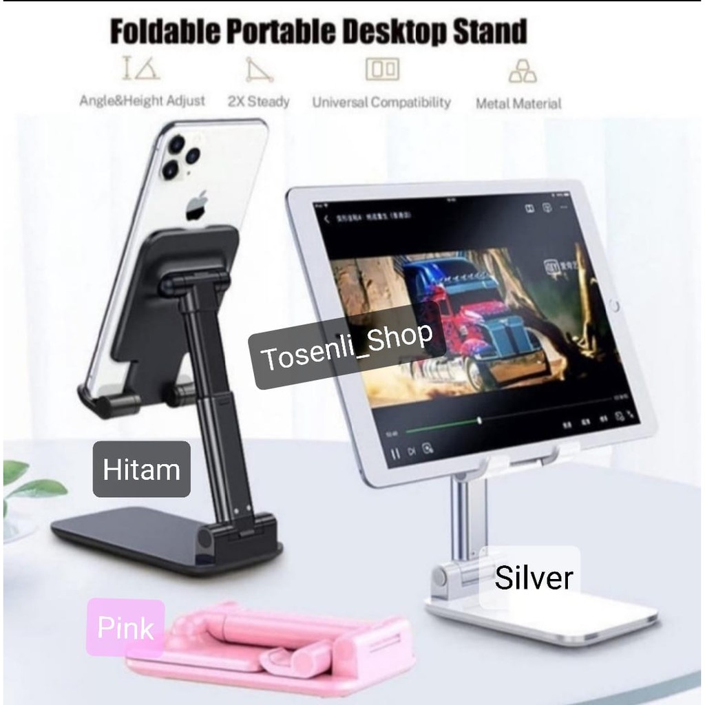 Folding Desktop Phone Stand Tatakan HP Dudukan HP