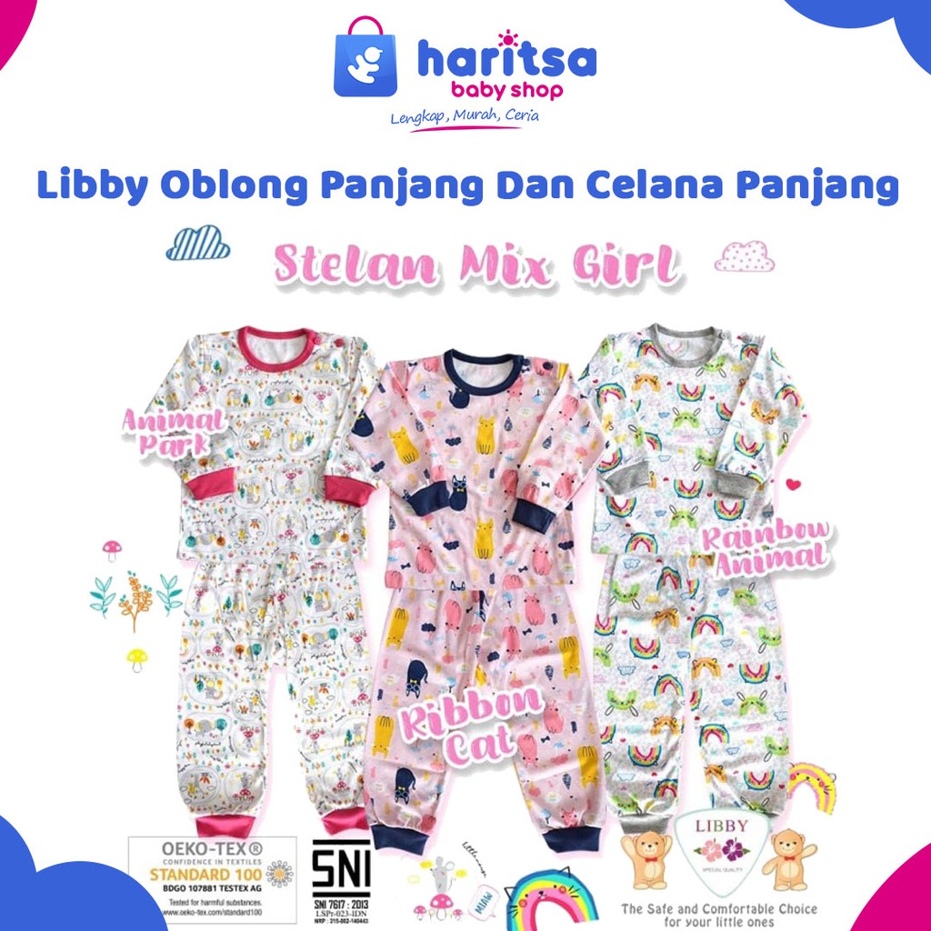 Libby Oblong Panjang Dan Celana Panjang