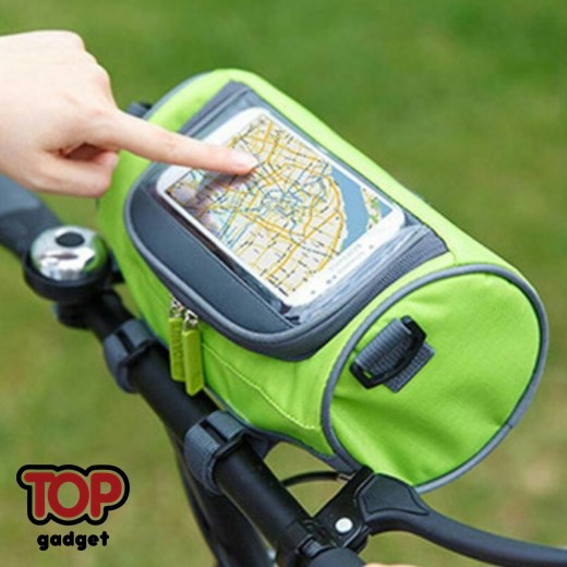 Tas Stang Sepeda Holder Tempat HP Touch Screen