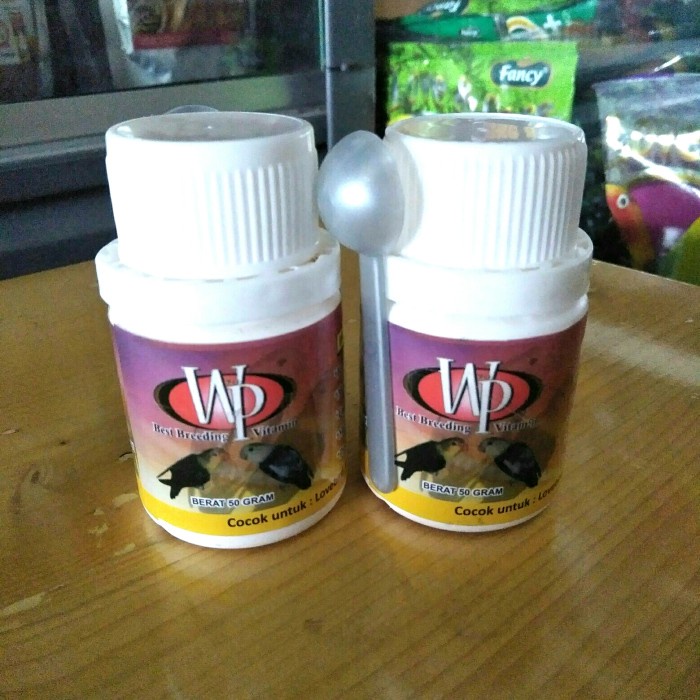 Vitamin Burung - Wp Vitamin Untuk Breeding Burung Wp 50 Gr Vitamin Ternak Original