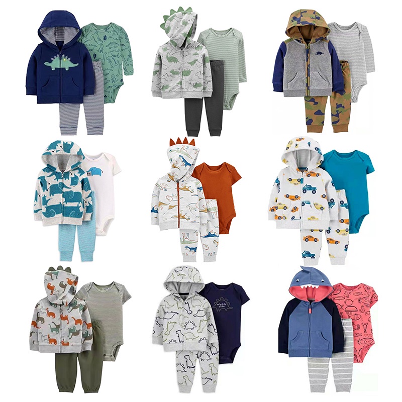 3-Piece Jacket Set Boy - Set Jumper Jacket Bayi Import