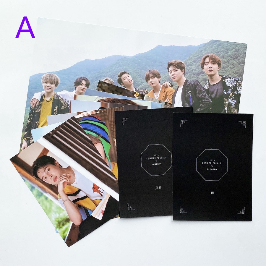 Poster Album Foto Desain Kpop BTS Bangtan Boys untuk Musim Panas