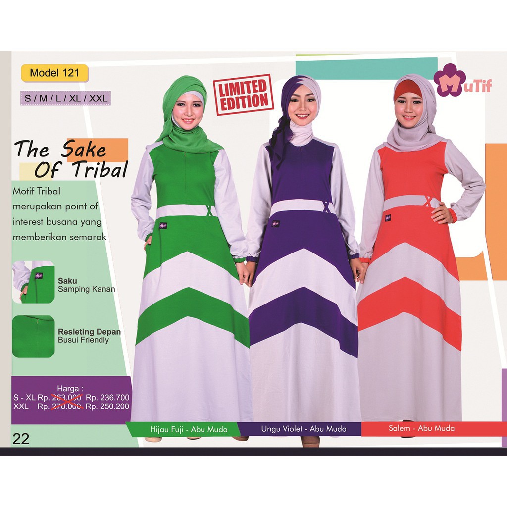 GAMIS MUTIF 121 PROMO