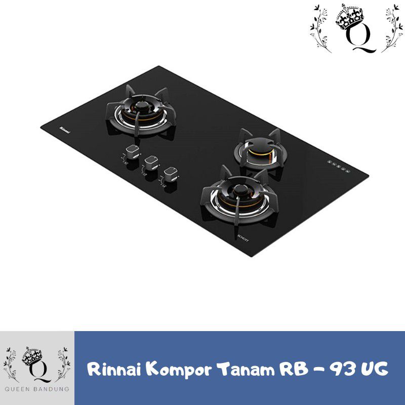 Rinnai Kompor Tanam Kaca RB 93 UG