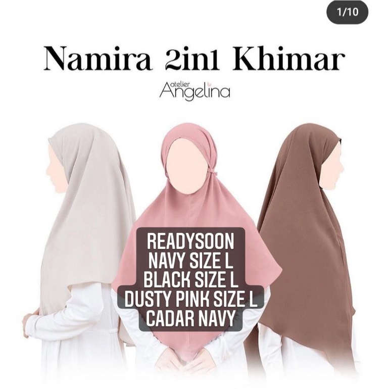 NAMIRA KHIMAR & CADAR BY ATELIER ANGELINA