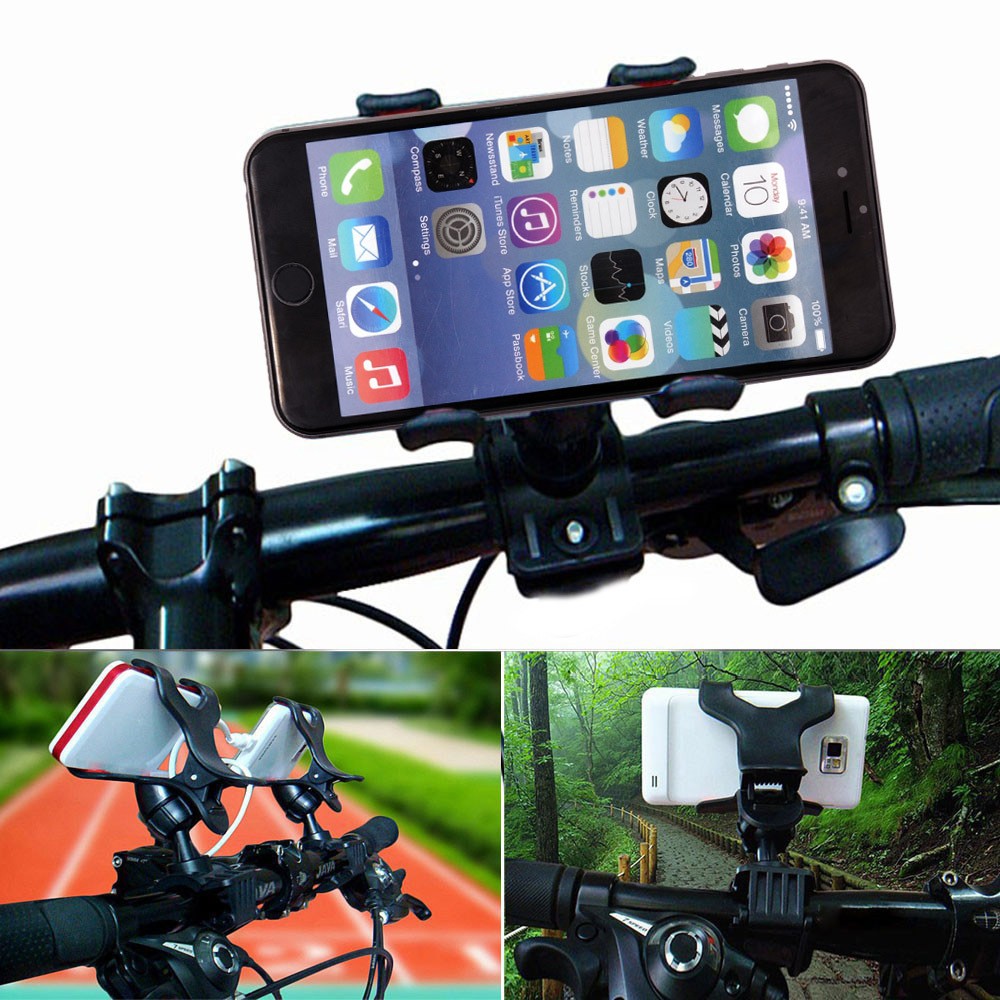 Holder Sepeda Jepit Klip Bike Phone Support / Holder HP Holder Bicyle Jepit Klip handphone GPS