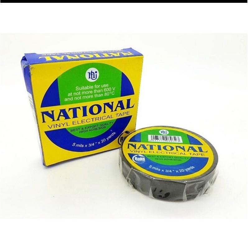 

Isolasi Listrik National Electric Tape Nachi 20 Yard