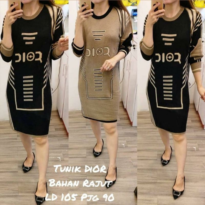 Tunik Dress DOR Dio.R Rajut Premium (16283)