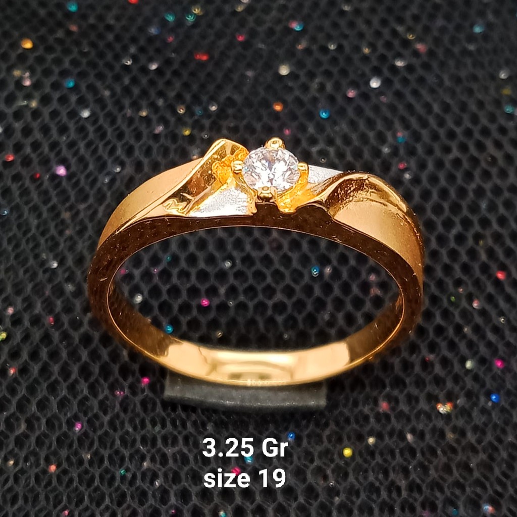 Cincin Emas 17 K - 3.25 Gr Kadar 750 - 2474