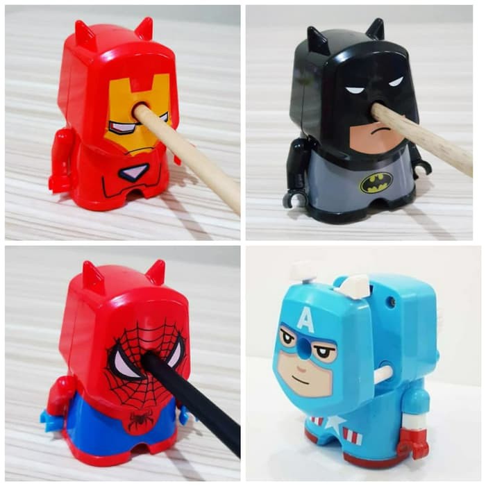 

Serutan Rautan Pensil Putar Super Hero Avengers
