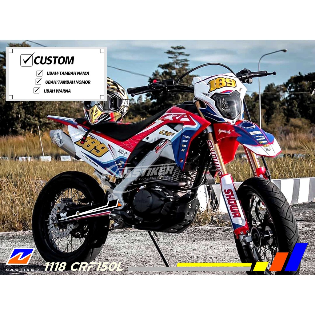 DECAL CRF 150L KLX, DTRAKER  WR HOLOGRAM