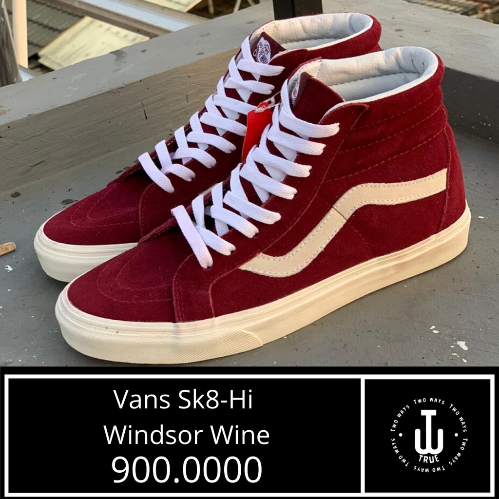 vans sk8 hi windsor wine