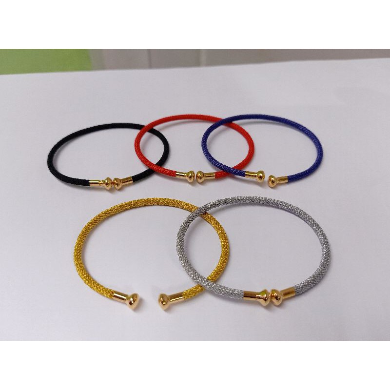 (free stoper) gelang tali pandora mur/ gelang tali anti air model terbaru/gelang tali waterproof/ gelang kawat nur