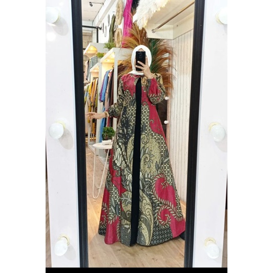 Gamis Lidya Jetblack