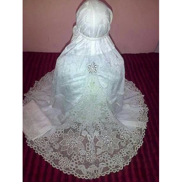 Mukena Kerancang Punggung Sutra 100% Ori | Mukena Dewasa Sutra Premium