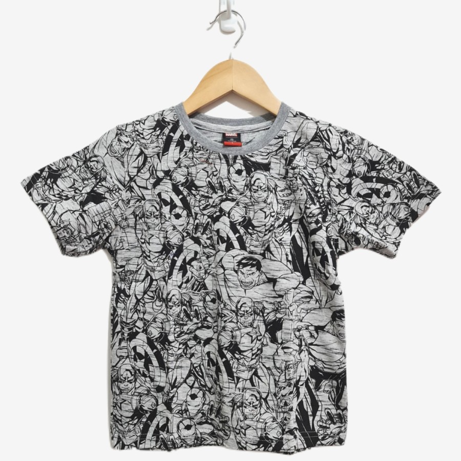 Baju Anak Laki Laki Nevada Marvel Avengers Grey Doodle
