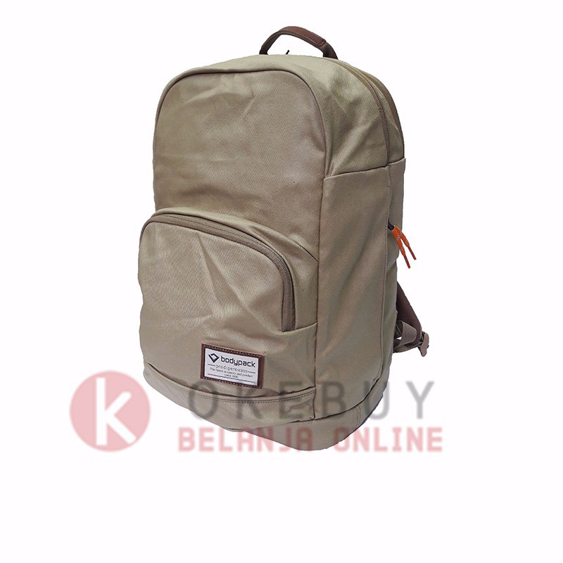 Tas Merk Bodypack 2819 BEIGE /Ransel/Kantor/Sekolah/Backpack/Travel F-16