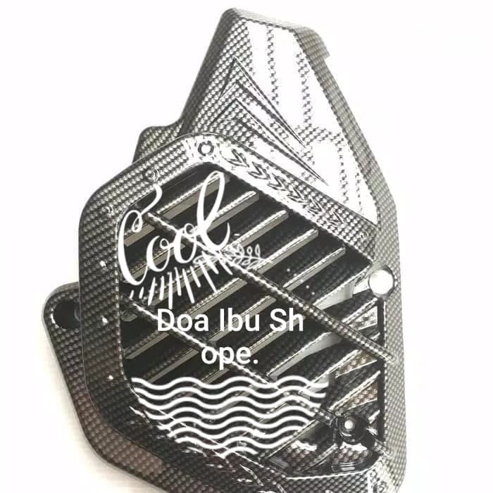 aksesoris PCX Variasi Cover Radiator Nemo Carbon Motor Honda PCX 2018 NEW Termurah  Murah