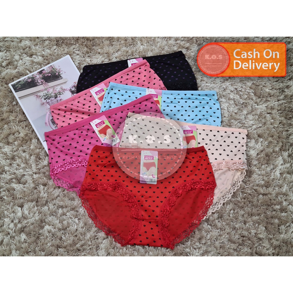 celana dalam wanita undies cd full motif renda