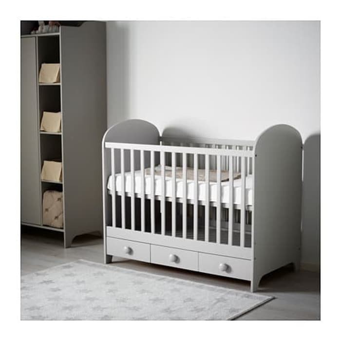 IKEA GONATT Cot / Tempat Tidur Box Bayi 123x66x104 cm