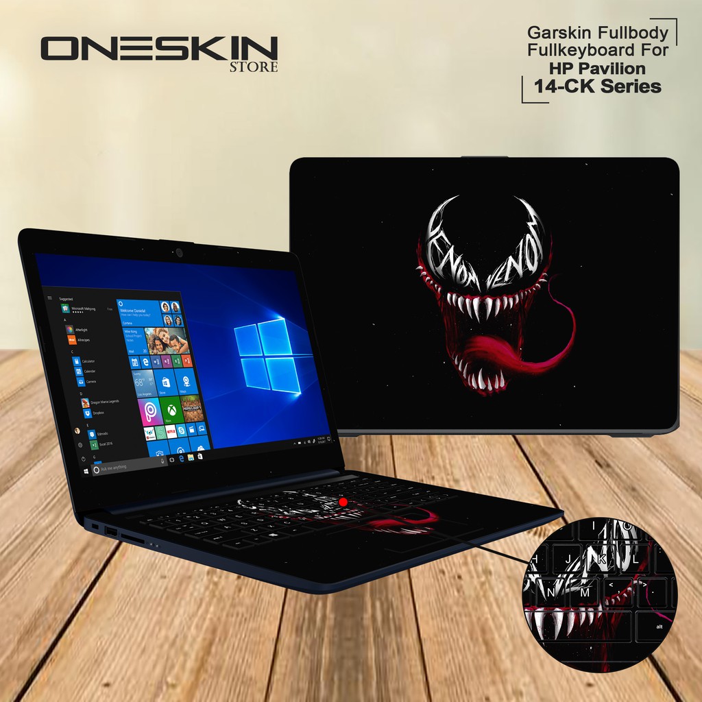 Garskin Laptop Cover Laptop Hp 14-CK0004TX 14-CK0006TX 14-CK0007TX Fullbody