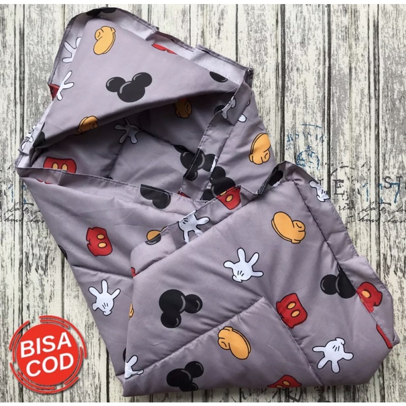 Selimut Bayi Badcover Bayi Selimut Bayi Baru Lahir Full Motif DNW BABY