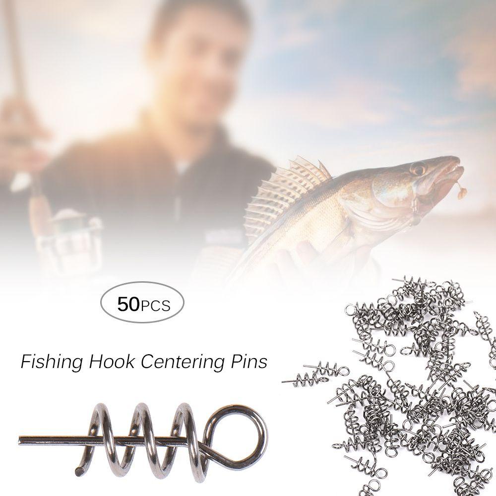 Lanfy Kail Pancing 50Pcs Pin Kunci Engkol Logam Tetap Centering