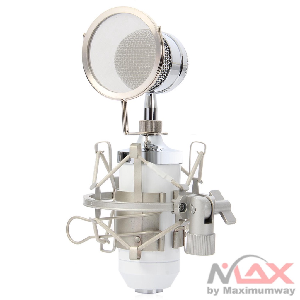 [100% ORI] BM8000 Professional Condenser Recording Microphone  / TaffSTUDIO Mikrofon Kondenser dengan Shock Proof Mount - BM-8000 Warna Hitam / mic / miropon / microfone / Microphone condenser / Pengeras suara / Studio Microphone / Microphone Professional