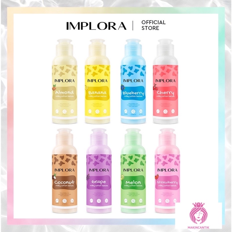 Implora Milky Body Lotion Serum 60ml/ 100ml