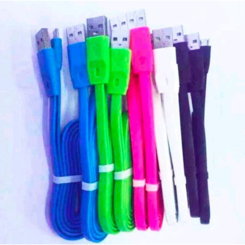 Kabel charger murah meriah micro USB warna warni